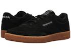 Reebok Lifestyle Club C 85 Gs (black/skull Grey/gum) Men's Shoes