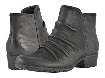 Rockport Cobb Hill Collection Cobb Hill Gratasha Panel Boot (black Nubuck) Women's Shoes