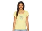 Life Is Good Happy Hour Smooth Tee (happy Yellow) Women's T Shirt