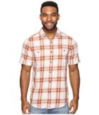 Royal Robbins Point Reyes Plaid Short Sleeve Shirt (crimson) Men's Short Sleeve Button Up
