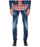 Dsquared2 Slim Jean (blue Medium Nothing Wash) Men's Jeans