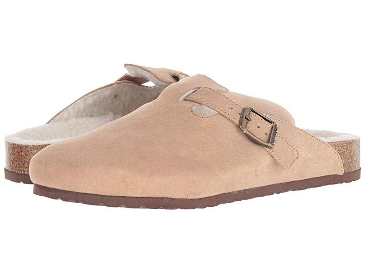 Unionbay Drinky (tobacco/white Fleece) Women's Shoes