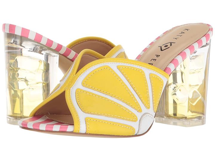 Katy Perry The Loretta (yellow/white Smooth Nappa) Women's Shoes