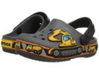 Crocs Kids Crocband Fun Lab Graphic Clog (toddler/little Kid) (slate Grey) Kids Shoes