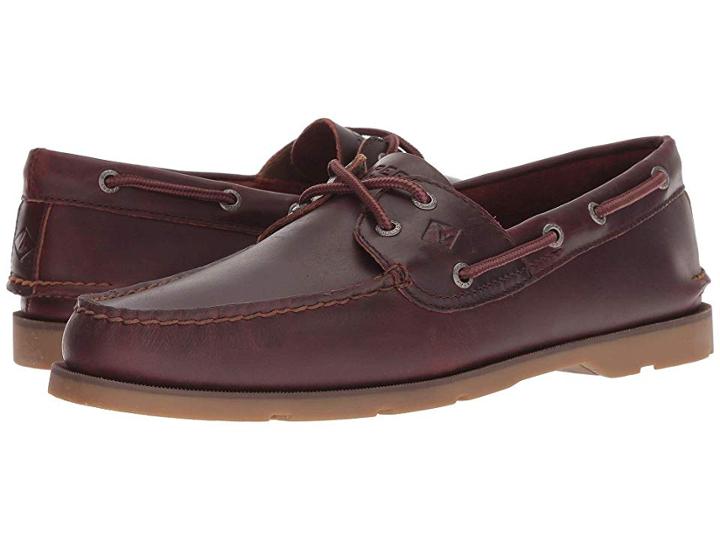 Sperry Leeward 2-eye Yacht Club (burgundy) Men's Shoes