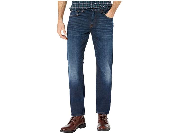 7 For All Mankind The Straight Tapered (night Rider (left Hand)) Men's Jeans