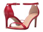 Stuart Weitzman Nunakedstraight (red Nappa) Women's Shoes