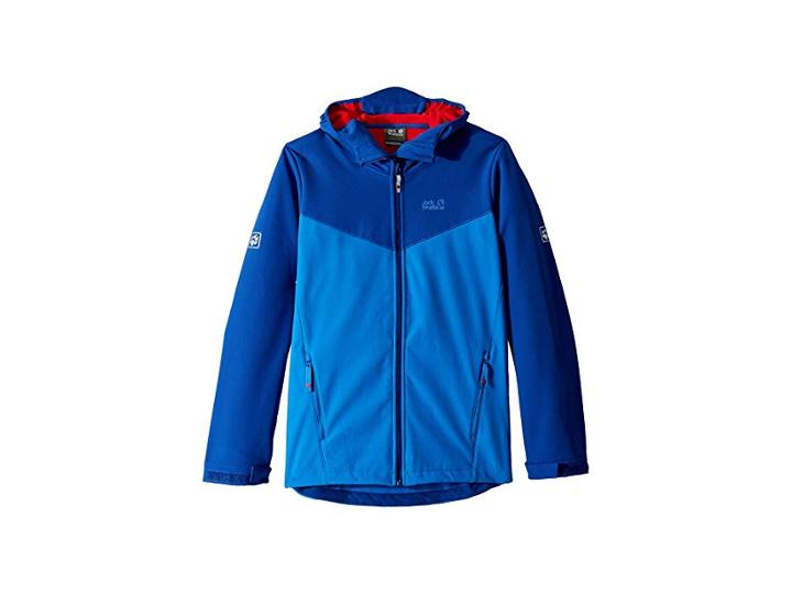 Jack Wolfskin Kids Windmill Road Jacket (infant/toddler/little Kids/big Kids) (coastal Blue) Boy's Coat
