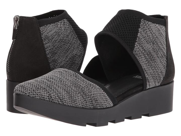 Eileen Fisher Ogden (black Graphite Stretch) Women's  Shoes