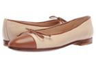 Gravati Bowed Loafer (taupe/cognac) Women's Flat Shoes