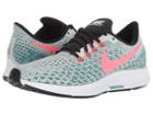 Nike Air Zoom Pegasus 35 (barely Grey/hot Punch/geode Teal/black) Women's Running Shoes