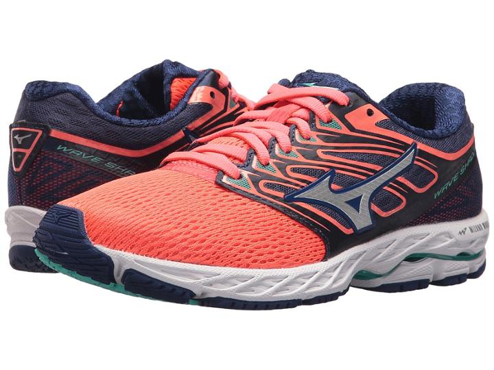 Mizuno Wave Shadow (fiery Coral/white) Women's Running Shoes