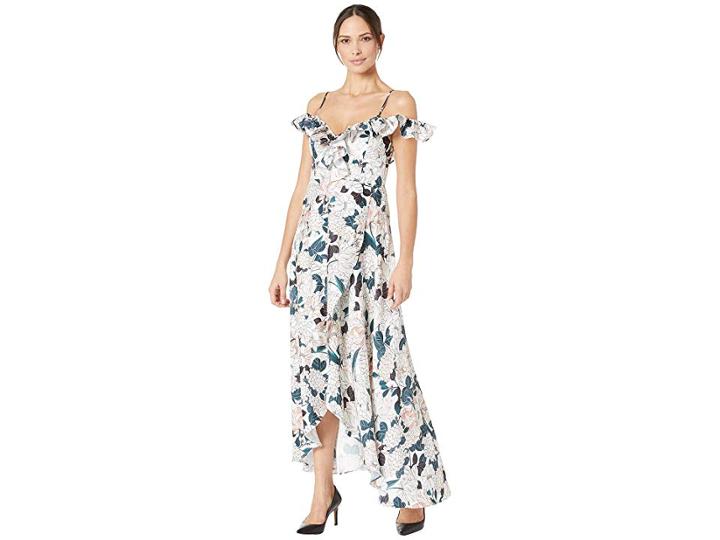 Alexia Admor Off The Shoulder Ruffle Maxi Dress (multi) Women's Dress