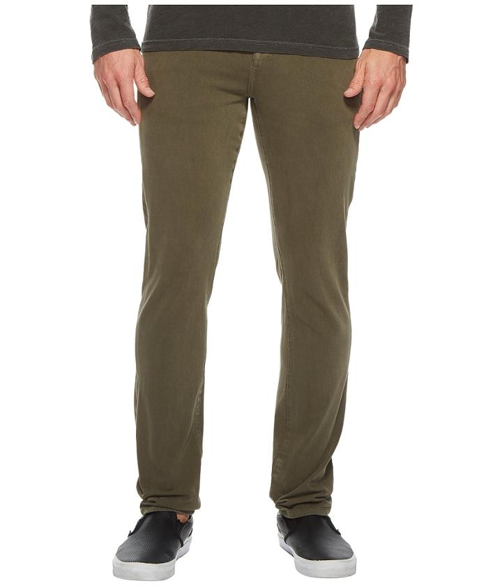 Joe's Jeans Slim Fit- Kinetic In Army Green (army Green) Men's Jeans