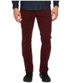Hudson Blake Slim Straight Twill In Burgundy (burgundy) Men's Jeans
