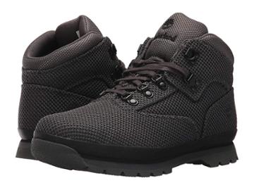 Timberland Kids Fabric Euro Hiker (big Kid) (black) Kids Shoes
