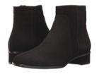 Aquatalia Luana (black Suede) Women's Zip Boots