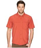 White Sierra Kalgoorlie Cool Touch Short Sleeve Shirt (red Earth) Men's Short Sleeve Pullover