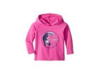 O'neill Kids Skins Hoodie (infant/toddler/little Kids) (berry) Girl's Swimwear