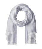 Calvin Klein Color Pop Calvin Logo (heather Mid Grey) Scarves