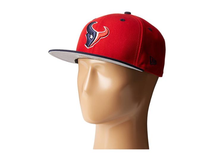 New Era Nfl Two-tone Team Houston Texans (red) Baseball Caps