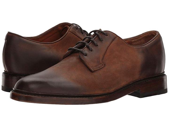 Frye Jones Oxford (redwood Smooth Pull Up) Men's Shoes
