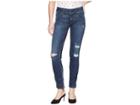 Hudson Jeans Collin Mid-rise Skinny In Spellbound Destructed (spellbound Destructed) Women's Jeans