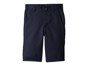 Nautica Kids Slim Flat Front Twill Shorts (big Kids) (navy) Boy's Shorts