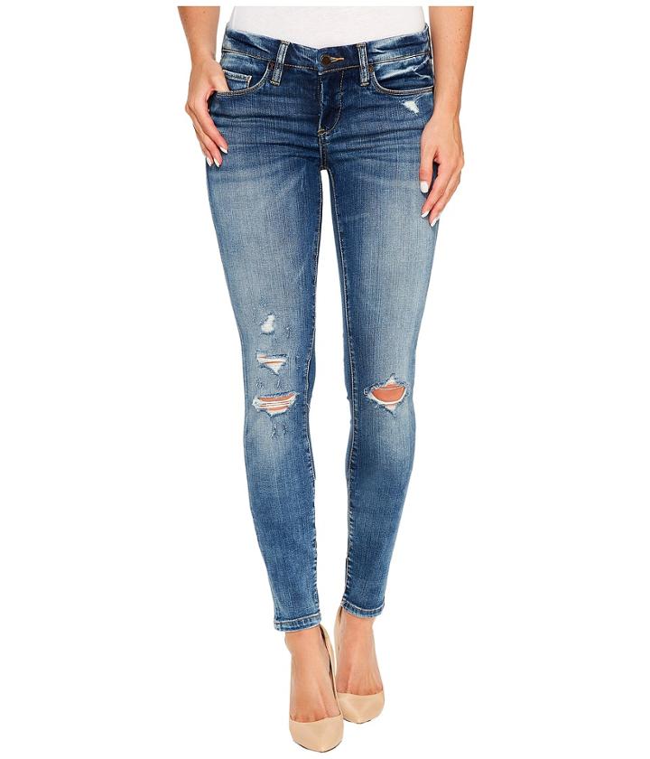 Blank Nyc Denim Distressed Skinny With Studs On Back In Coffee Nap (coffee Nap) Women's Jeans