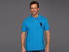 U.s. Polo Assn - Solid Polo With Big Pony (teal Blue)