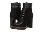 Massimo Matteo Lace-up Heel Bootie (black) Women's Lace-up Boots