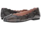 French Sole Jigsaw (carbon Grey Snake) Women's Flat Shoes