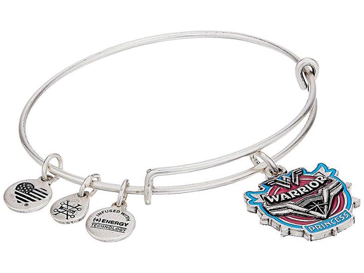 Alex And Ani Wonder Woman, Warrior Princess Bangle (rafaelian Silver) Bracelet
