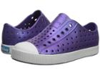 Native Kids Shoes Jefferson Iridescent (little Kid) (starfish Purple/shell White/galaxy) Girls Shoes