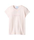 Lanvin Kids Short Sleeve Logo T-shirt (little Kids/big Kids) (light Pink) Girl's T Shirt
