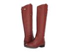 Sam Edelman Penny Leather Riding Boot (redwood Brown Basto Crust Tumbled Leather) Women's Zip Boots