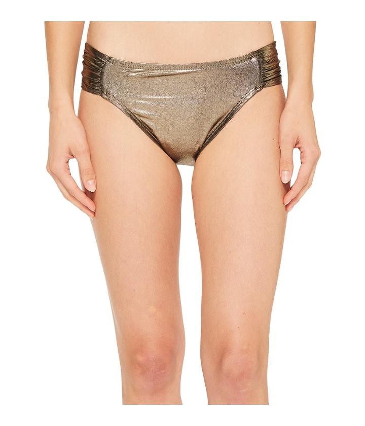 La Blanca Elements Side Shirred Hipster (gold) Women's Swimwear