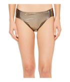 La Blanca Elements Side Shirred Hipster (gold) Women's Swimwear