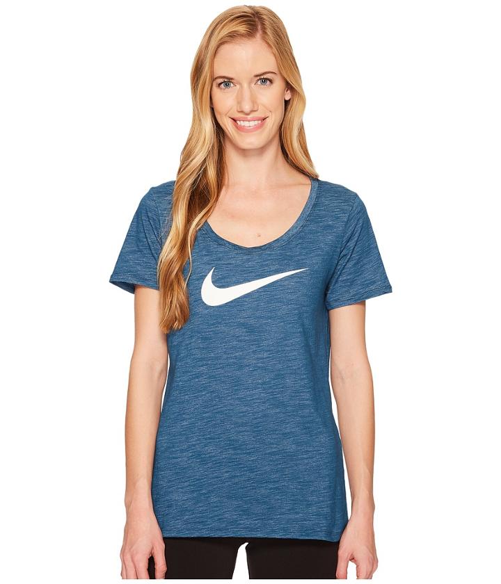 Nike Dry Tee (blue Force/heather) Women's T Shirt
