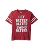 Chaser Kids Vintage Jersey Batter Batter Tee (little Kids/big Kids) (cardinal) Boy's T Shirt