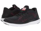 Nike Flex Rn 2017 (black/black/hot Punch/aurora Green) Women's Running Shoes