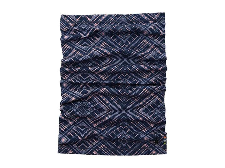 Smartwool Merino 150 Printed Neck Gaiter (dark Blue Steel) Scarves