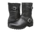 Softwalk Bellville (black Lizard Embossed Leather) Women's Zip Boots