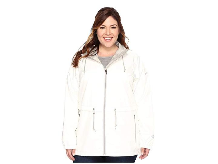 Columbia Plus Size Arcadia Casual Jacket (sea Salt) Women's Coat
