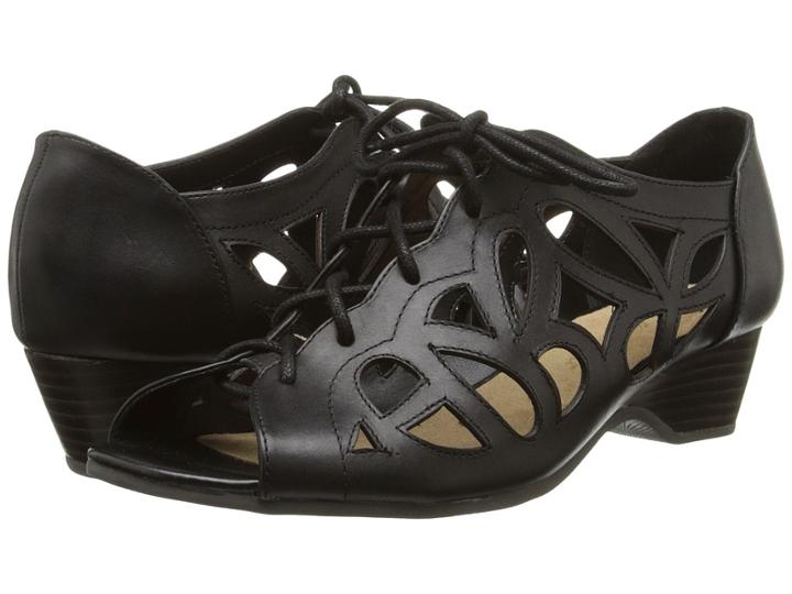Bella-vita Pixie (black Leather) Women's Sandals