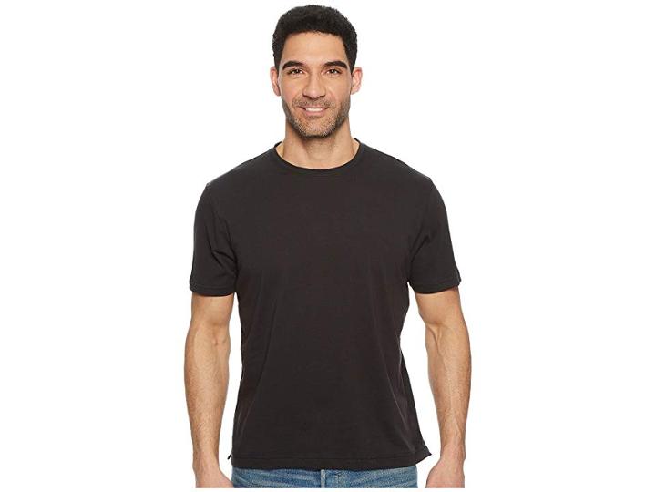 Robert Graham Neo Knit Crew T-shirt (black) Men's Clothing