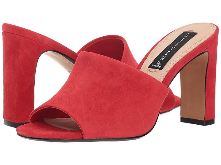 Steven Jensen (red Suede) High Heels