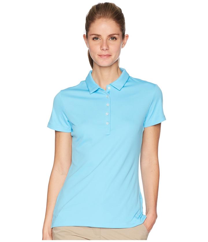 Puma Golf Pounce Polo (aquarius) Women's Short Sleeve Pullover