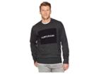 Calvin Klein Jeans Logo Sweater (dark Charcoal Heather) Men's Clothing