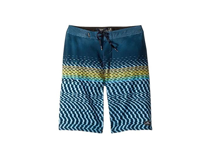 O'neill Kids Hyperfreak Wavelength Superfreak Boardshorts (big Kids) (navy) Boy's Swimwear